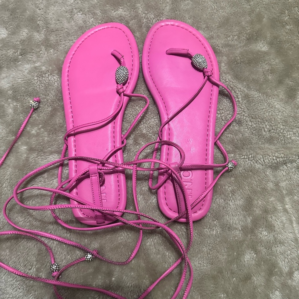 INC International Concepts Fuchsia Sandals